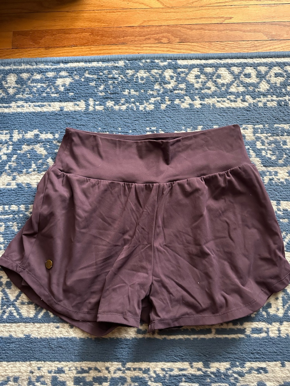 Women's Athletic Shorts - Mauve Plum Performance